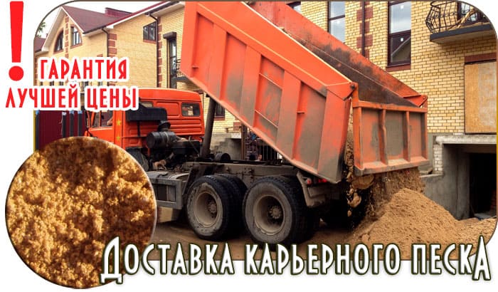 Карьерный песок с доставкой в Истру от компании РИСК – быстрая и надежная поставка