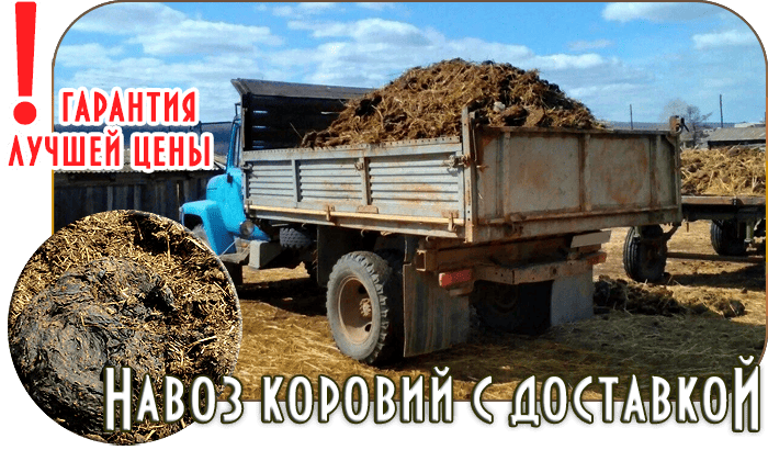 Навоз коровий с доставкой по Истринскому району – это экологически чистое удобрение без химических добавок.
